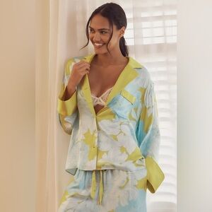 NWT Size XS -Anthropologie Oversized Button-Front Pajama Shirt (NWT US$ 88)